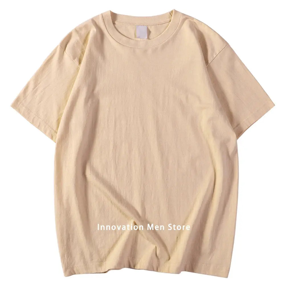 14 Colors Candy Color 100% Cotton T-Shirts Men Women Oversized Short Sleeves Casual Breathable S-XXXL Tee Clothing Soft T Shirts