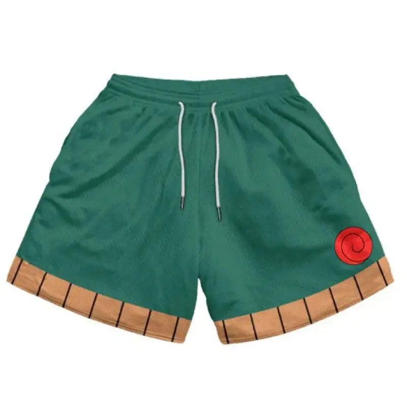 Cartoon anime Naruto one piece peripheral casual sports pants for men and women, home fitness breathable training running shorts