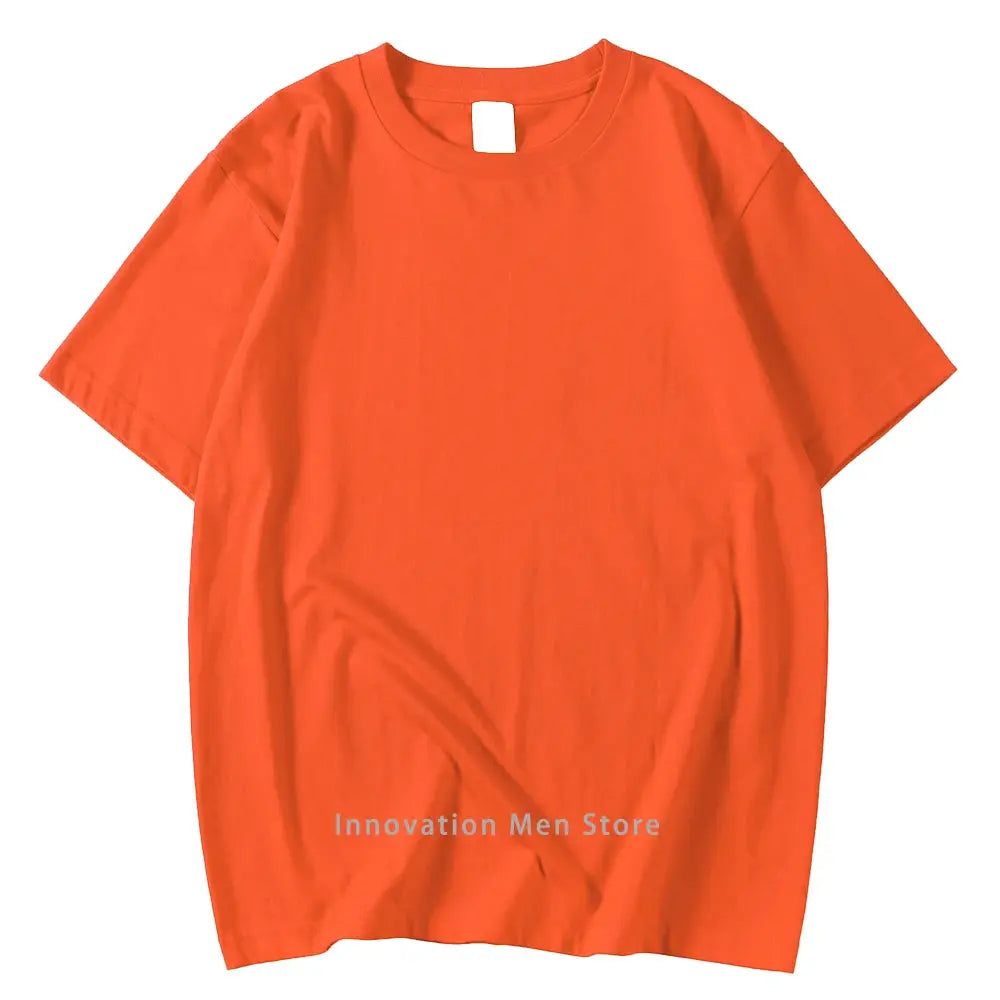 14 Colors Candy Color 100% Cotton T-Shirts Men Women Oversized Short Sleeves Casual Breathable S-XXXL Tee Clothing Soft T Shirts