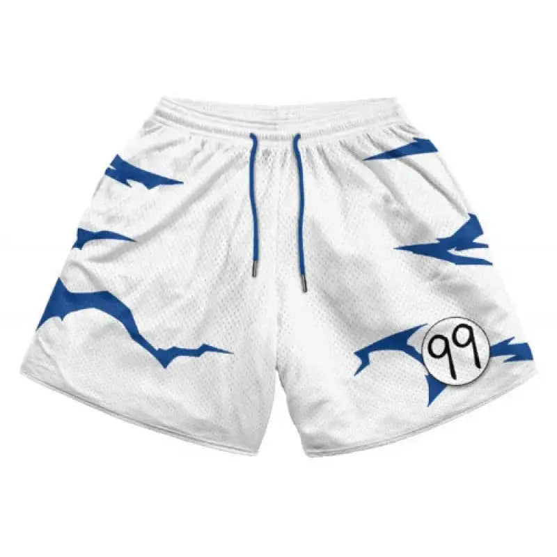 Cartoon anime Naruto one piece peripheral casual sports pants for men and women, home fitness breathable training running shorts
