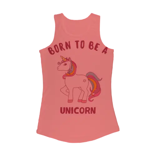 Born to be a unicorn Women Performance Tank Top