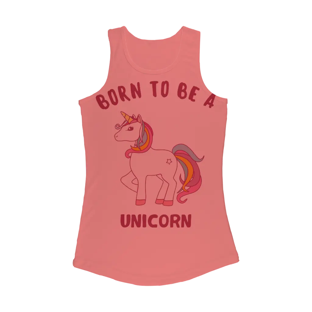 Born to be a unicorn Women Performance Tank Top