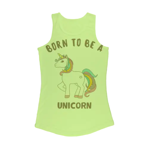 Born to be a unicorn Women Performance Tank Top