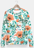 Tangerine Dreams Fitted Waist Sweater